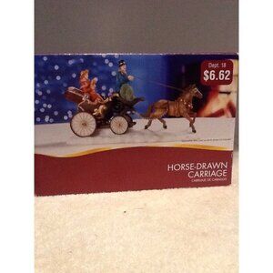 Dept 18 Table Accent - Victorian Horse Drawn Carriage - New